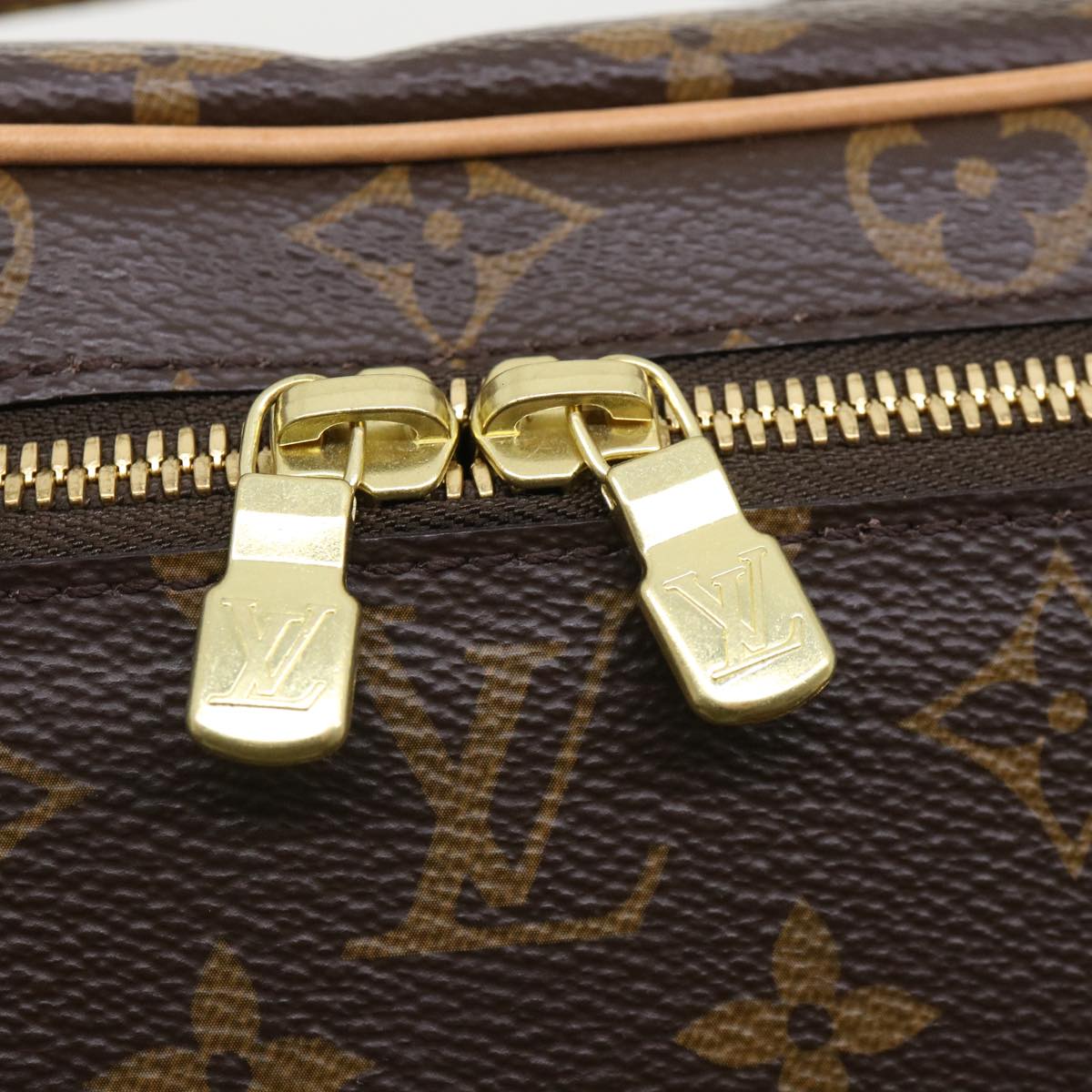 LOUIS VUITTON Monogram Nice BB Hand Bag Vanity M42265 LV Auth ac1390