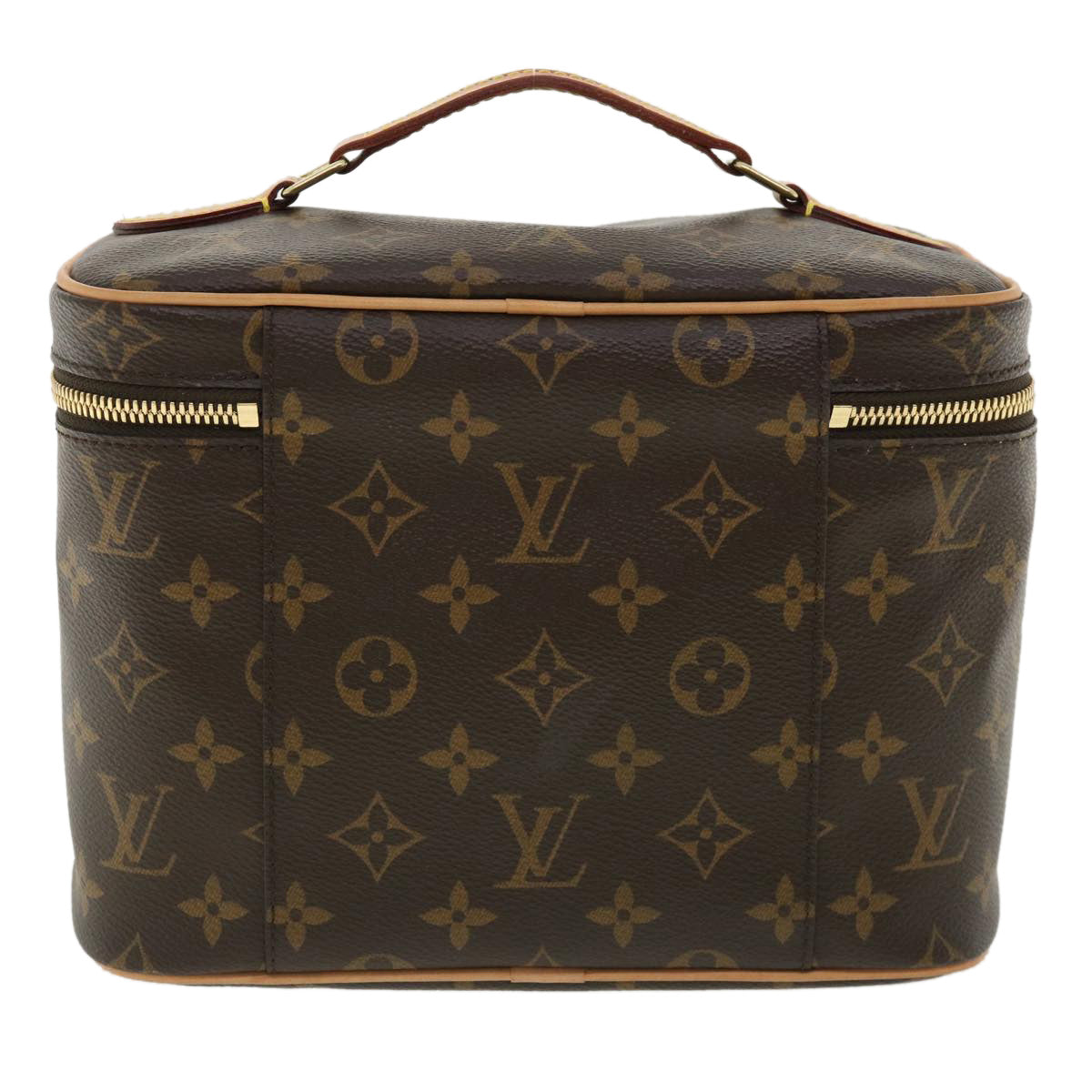 LOUIS VUITTON Monogram Nice BB Hand Bag Vanity M42265 LV Auth ac1390