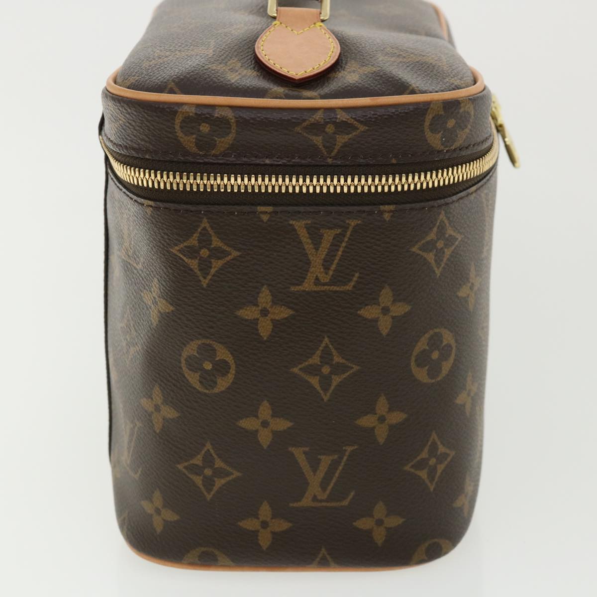 LOUIS VUITTON Monogram Nice BB Hand Bag Vanity M42265 LV Auth ac1390