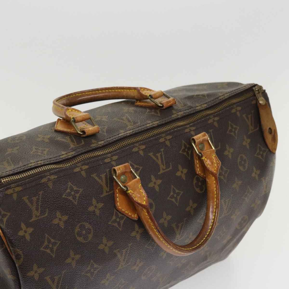 LOUIS VUITTON Monogram Speedy 40 Hand Bag M41522 LV Auth ac1400