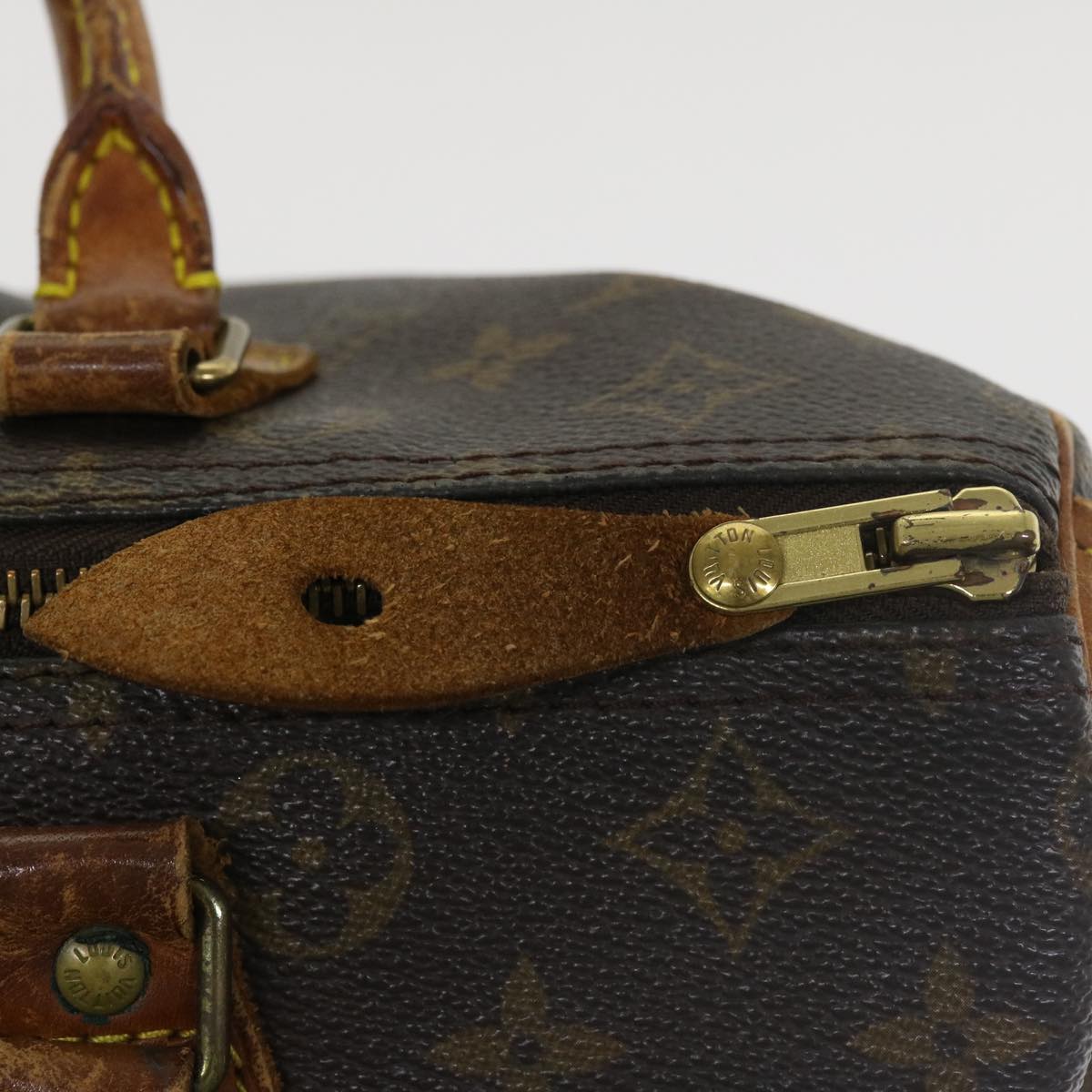 LOUIS VUITTON Monogram Speedy 30 Hand Bag M41526 LV Auth ac1442