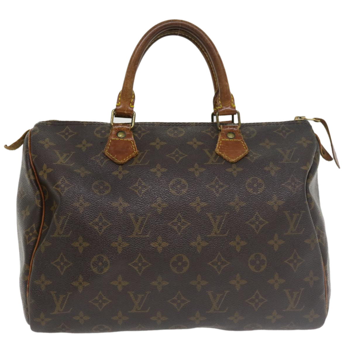 LOUIS VUITTON Monogram Speedy 30 Hand Bag M41526 LV Auth ac1442