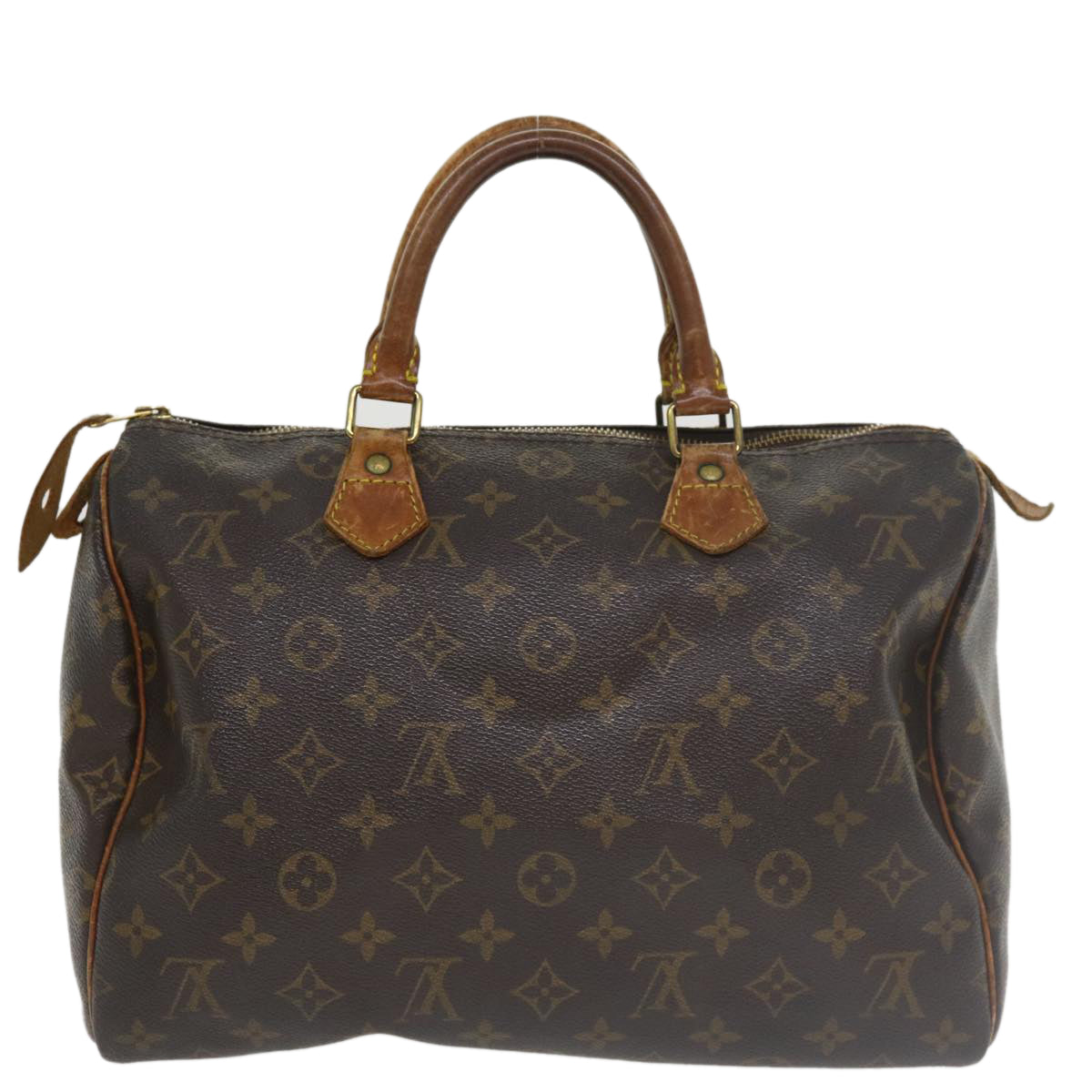 LOUIS VUITTON Monogram Speedy 30 Hand Bag M41526 LV Auth ac1442