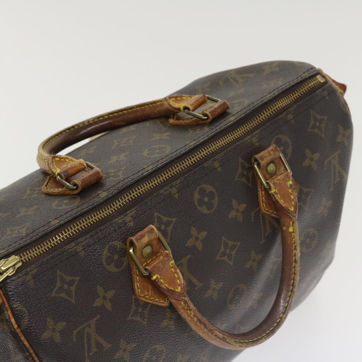 LOUIS VUITTON Monogram Speedy 30 Hand Bag M41526 LV Auth ac1442