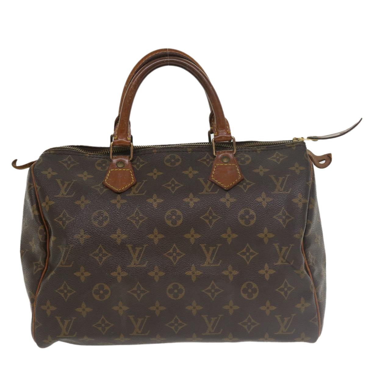 LOUIS VUITTON Monogram Speedy 30 Hand Bag M41526 LV Auth ac1443