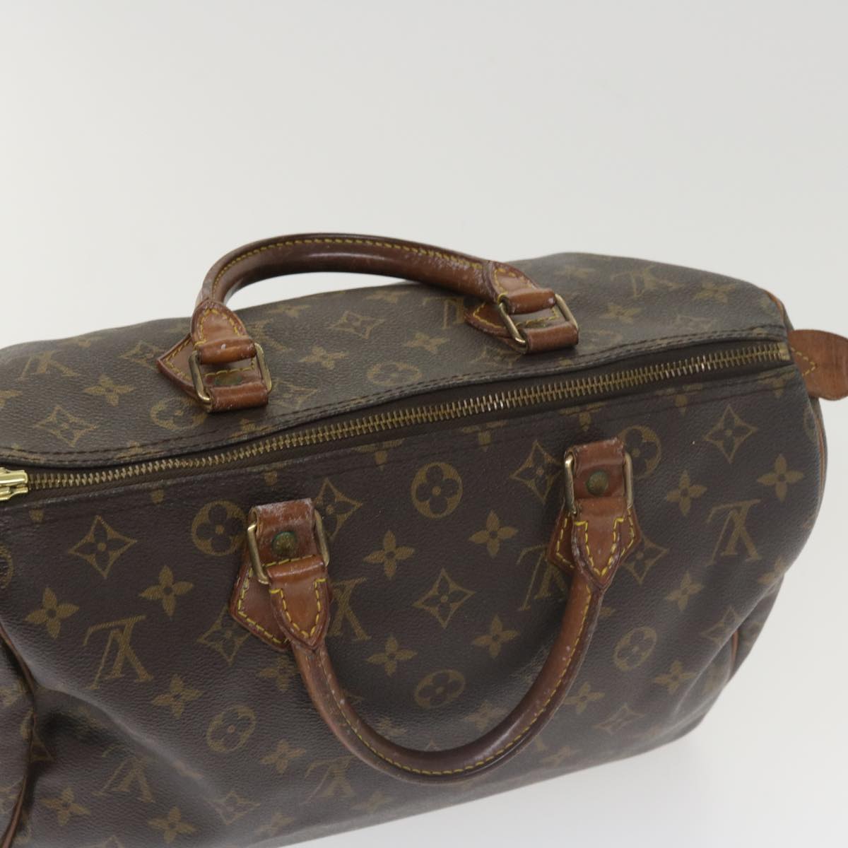 LOUIS VUITTON Monogram Speedy 30 Hand Bag M41526 LV Auth ac1443