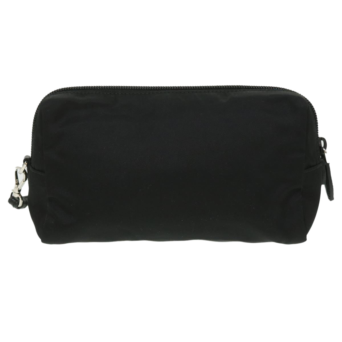 PRADA Pouch Nylon Black Auth ac1478