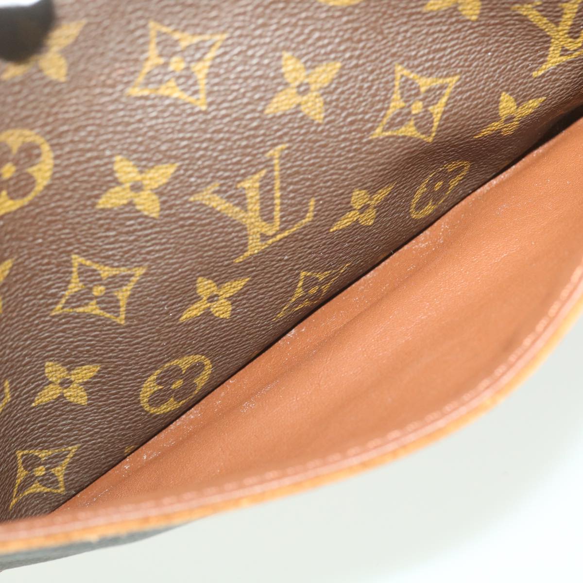 LOUIS VUITTON Monogram Compiegne 28 Clutch Bag M51845 LV Auth ac1487