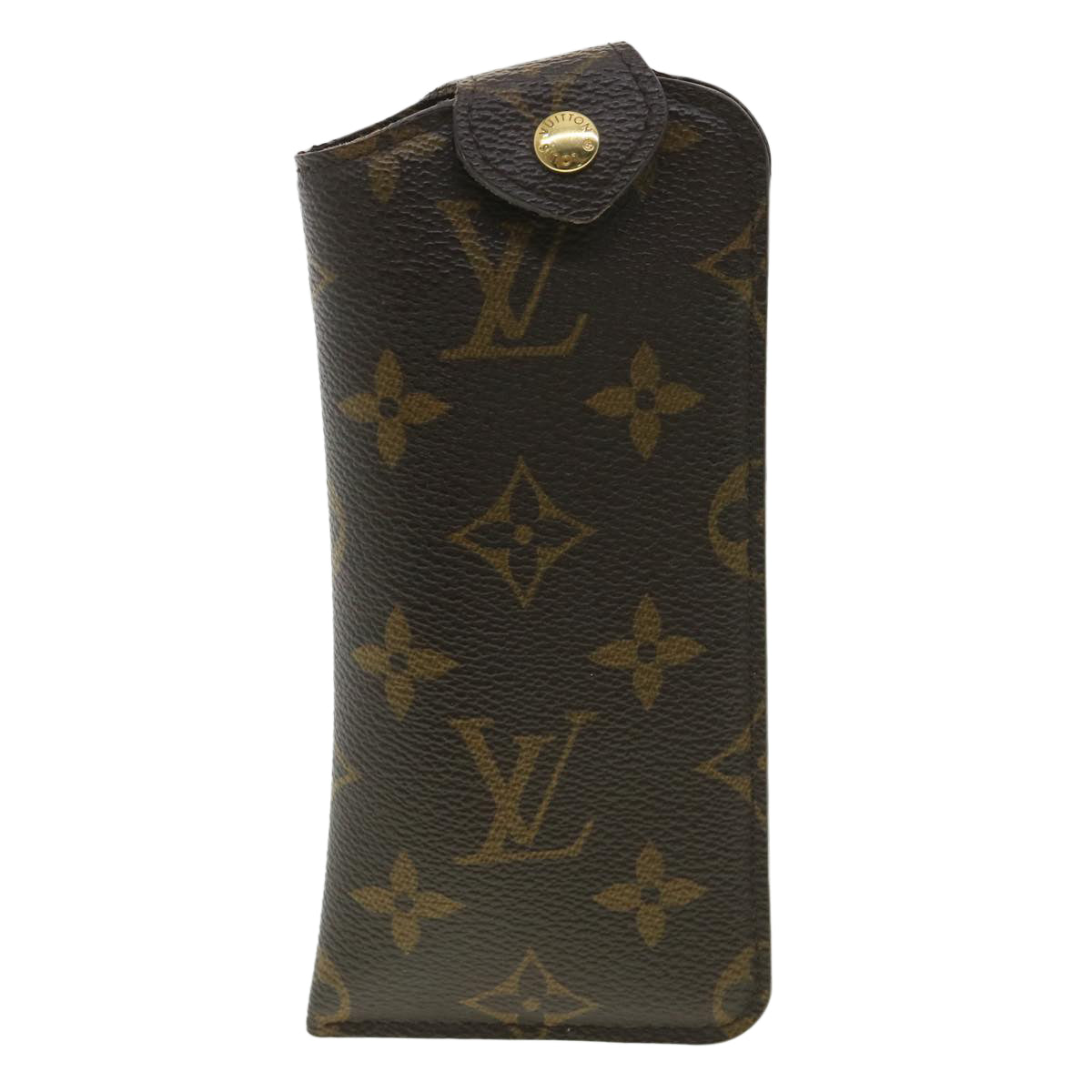 LOUIS VUITTON Monogram Etui A Lunettes PM Glasses Case M66545 LV Auth ac1504