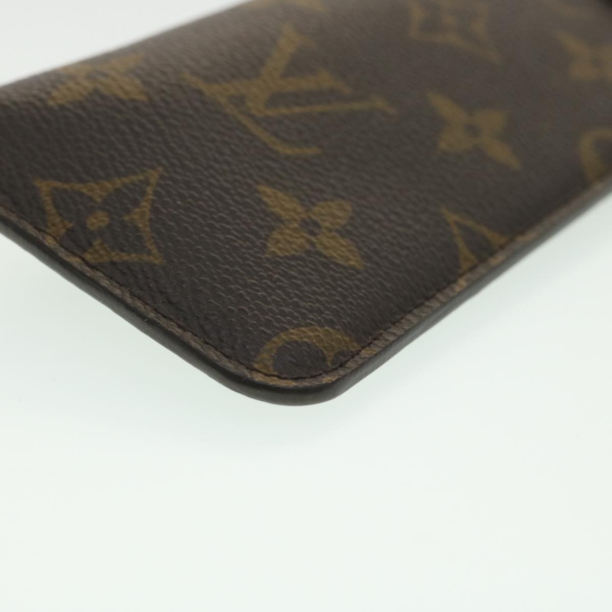 LOUIS VUITTON Monogram Etui A Lunettes PM Glasses Case M66545 LV Auth ac1504