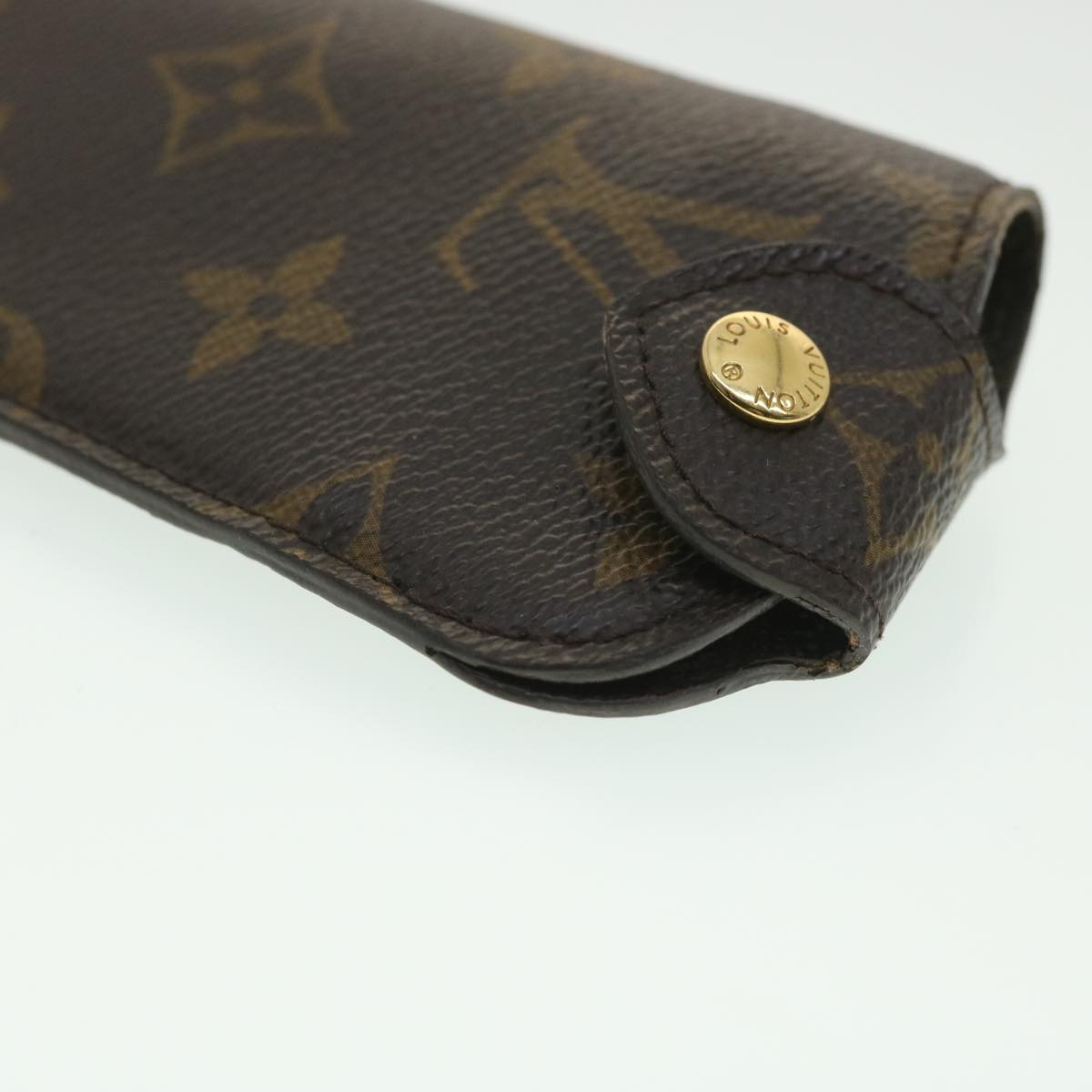 LOUIS VUITTON Monogram Etui A Lunettes PM Glasses Case M66545 LV Auth ac1504