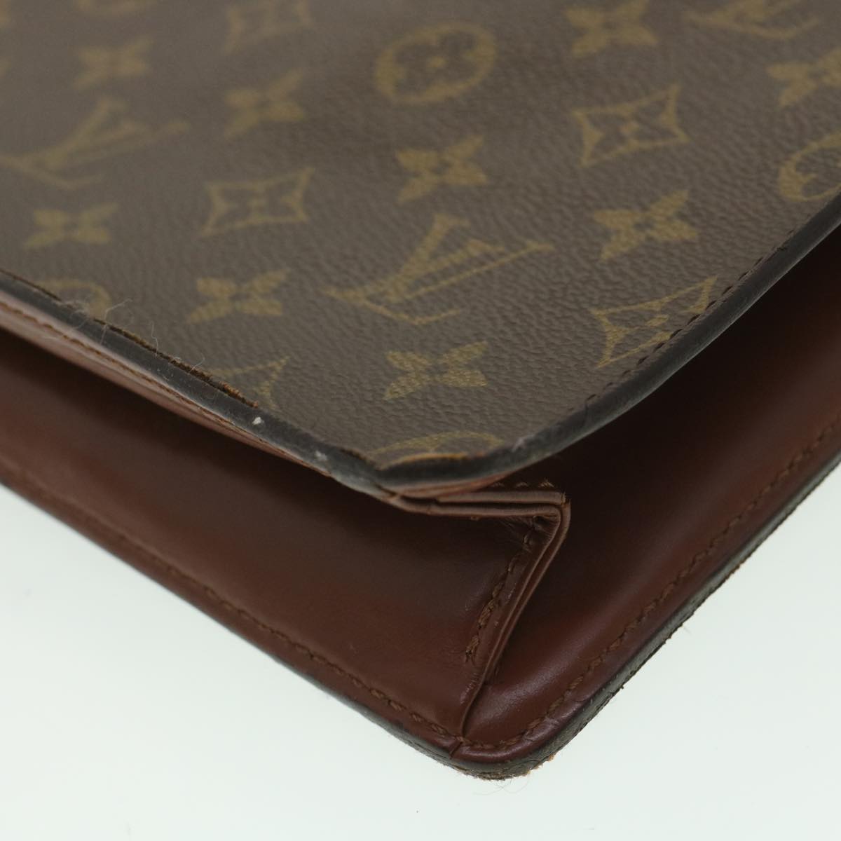 LOUIS VUITTON Monogram Pochette Homme Clutch Bag M51795 LV Auth ac1513