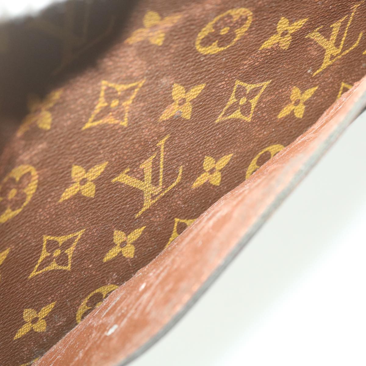 LOUIS VUITTON Monogram Pochette Homme Clutch Bag M51795 LV Auth ac1513