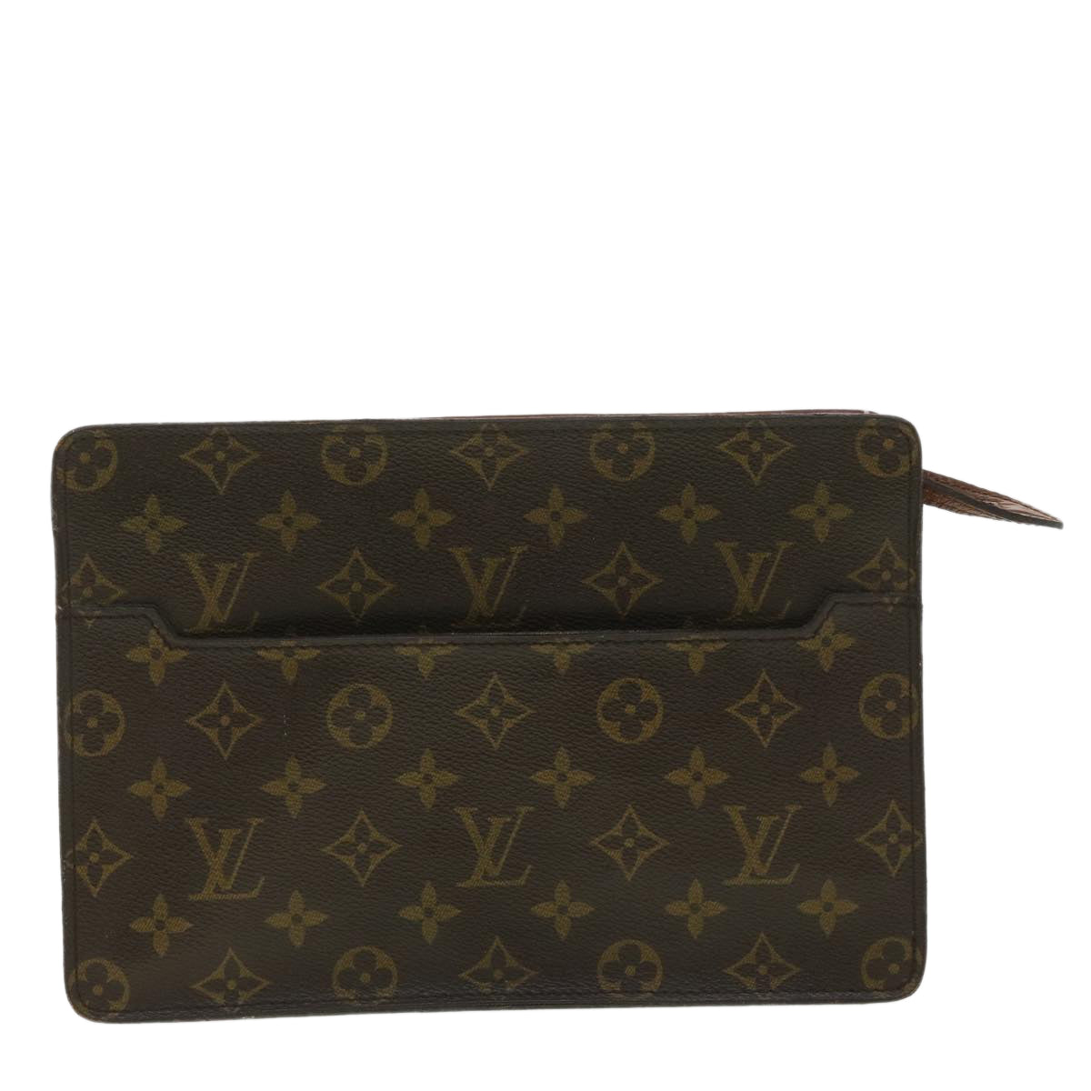 LOUIS VUITTON Monogram Pochette Homme Clutch Bag M51795 LV Auth ac1513