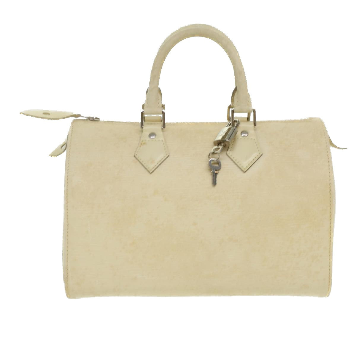 LOUIS VUITTON Epi Speedy 25 Hand Bag Ivory M5923J LV Auth ac1525