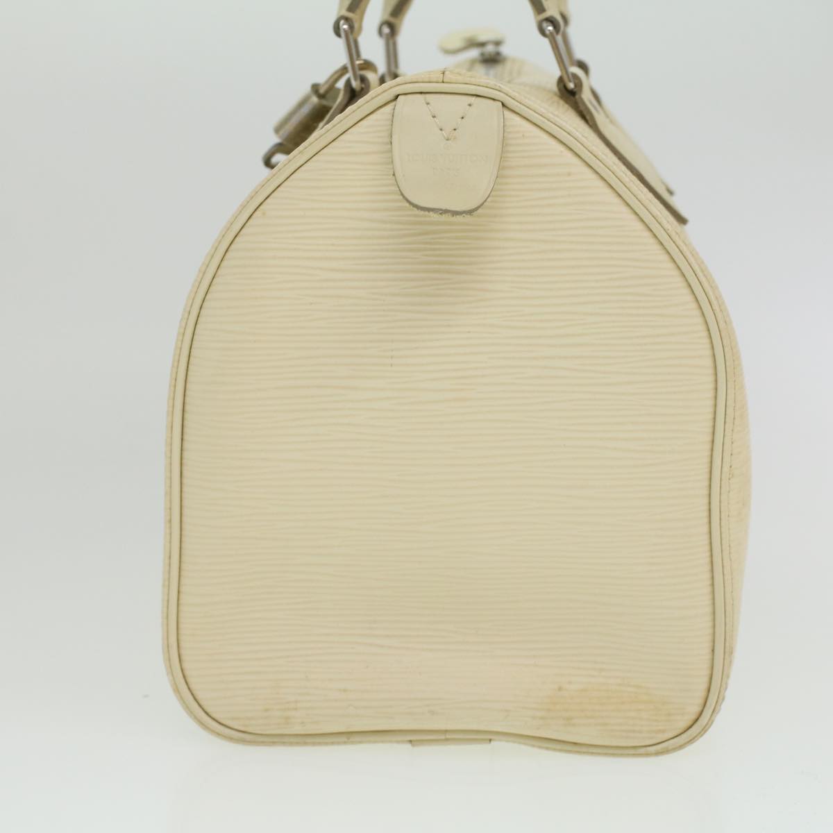 LOUIS VUITTON Epi Speedy 25 Hand Bag Ivory M5923J LV Auth ac1525