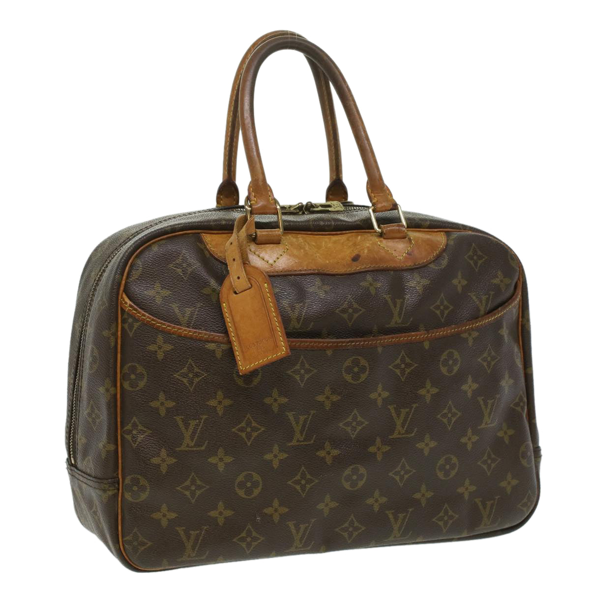 LOUIS VUITTON Monogram Deauville Hand Bag M47270 LV Auth ac1557