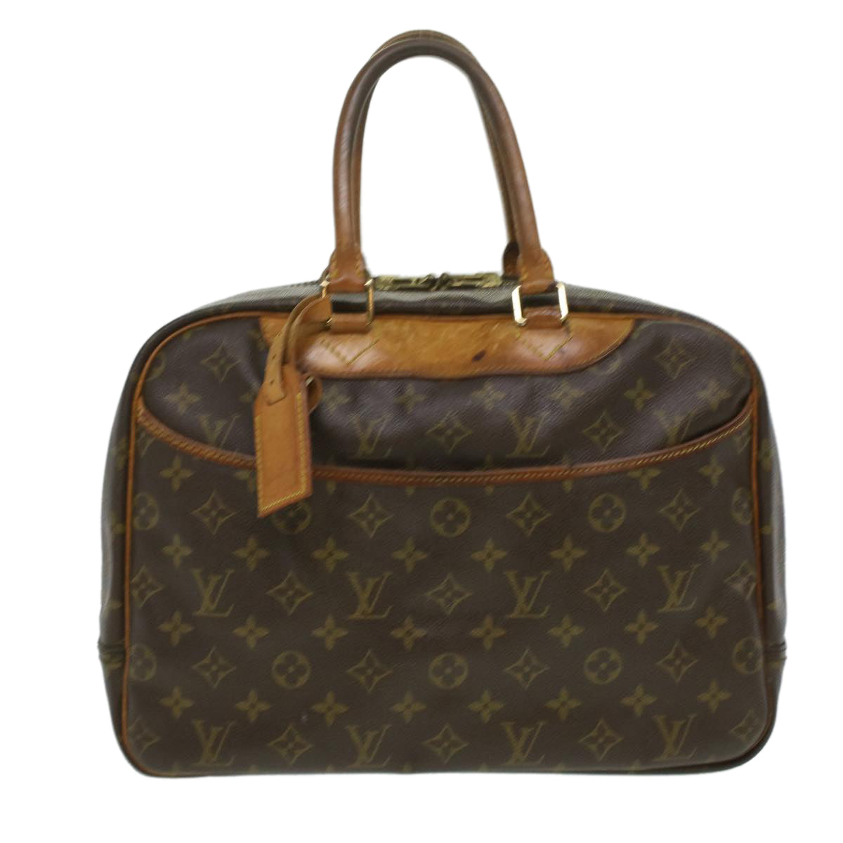 LOUIS VUITTON Monogram Deauville Hand Bag M47270 LV Auth ac1557