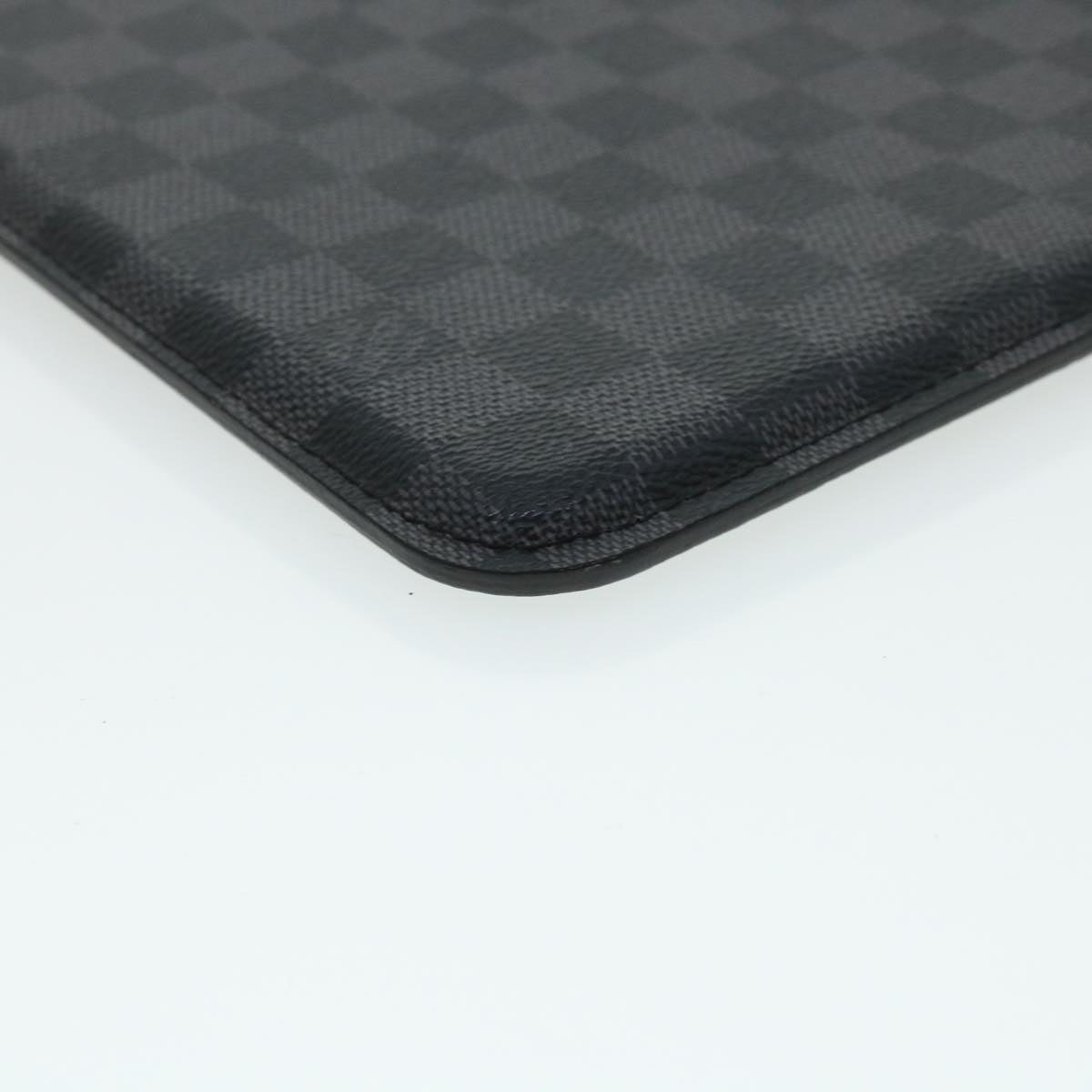 LOUIS VUITTON Damier Graphite iPad Case N63105 LV Auth ac1576