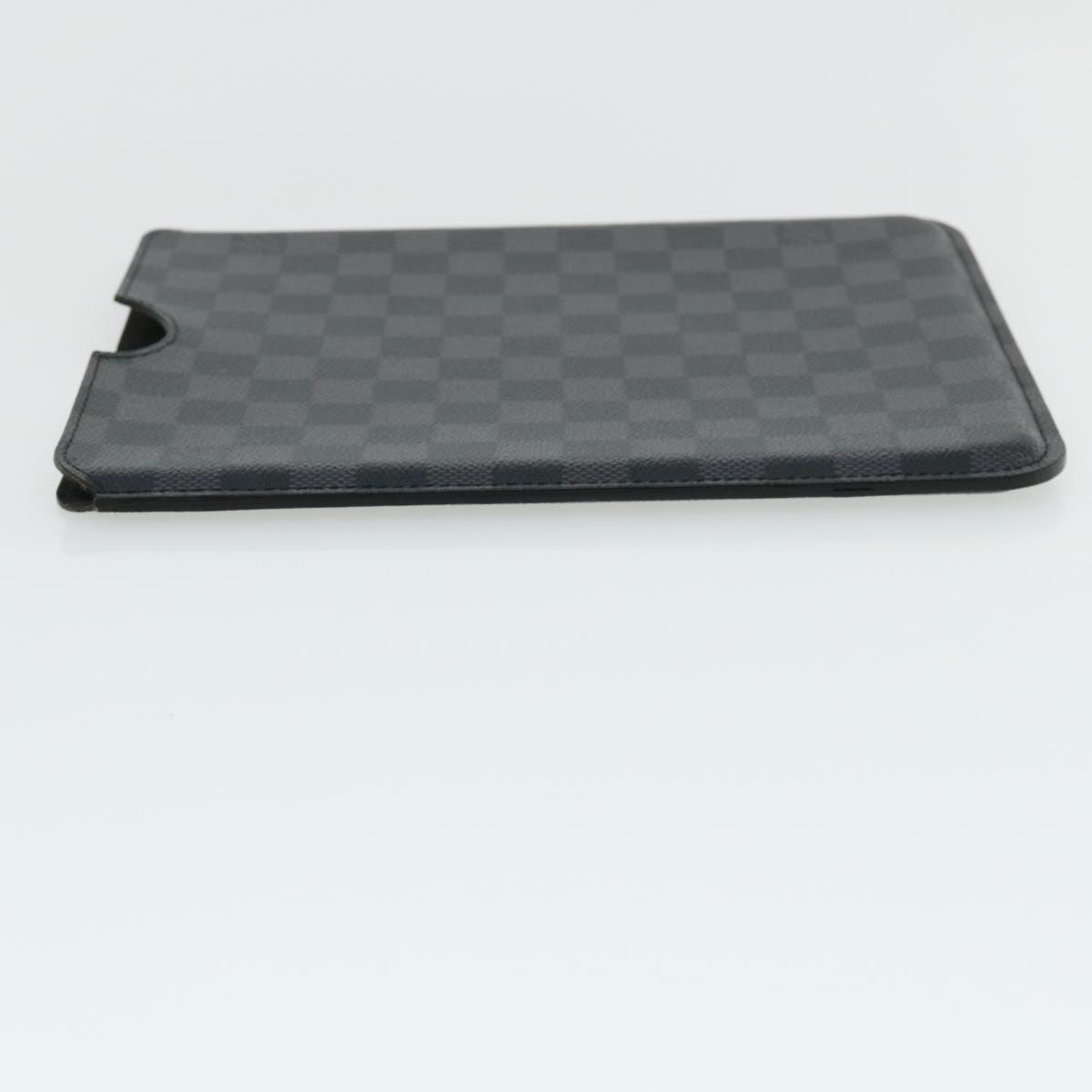 LOUIS VUITTON Damier Graphite iPad Case N63105 LV Auth ac1576