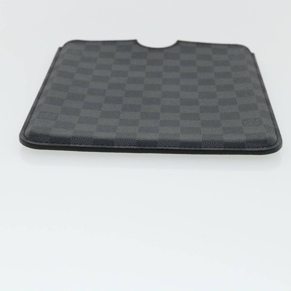 LOUIS VUITTON Damier Graphite iPad Case N63105 LV Auth ac1576