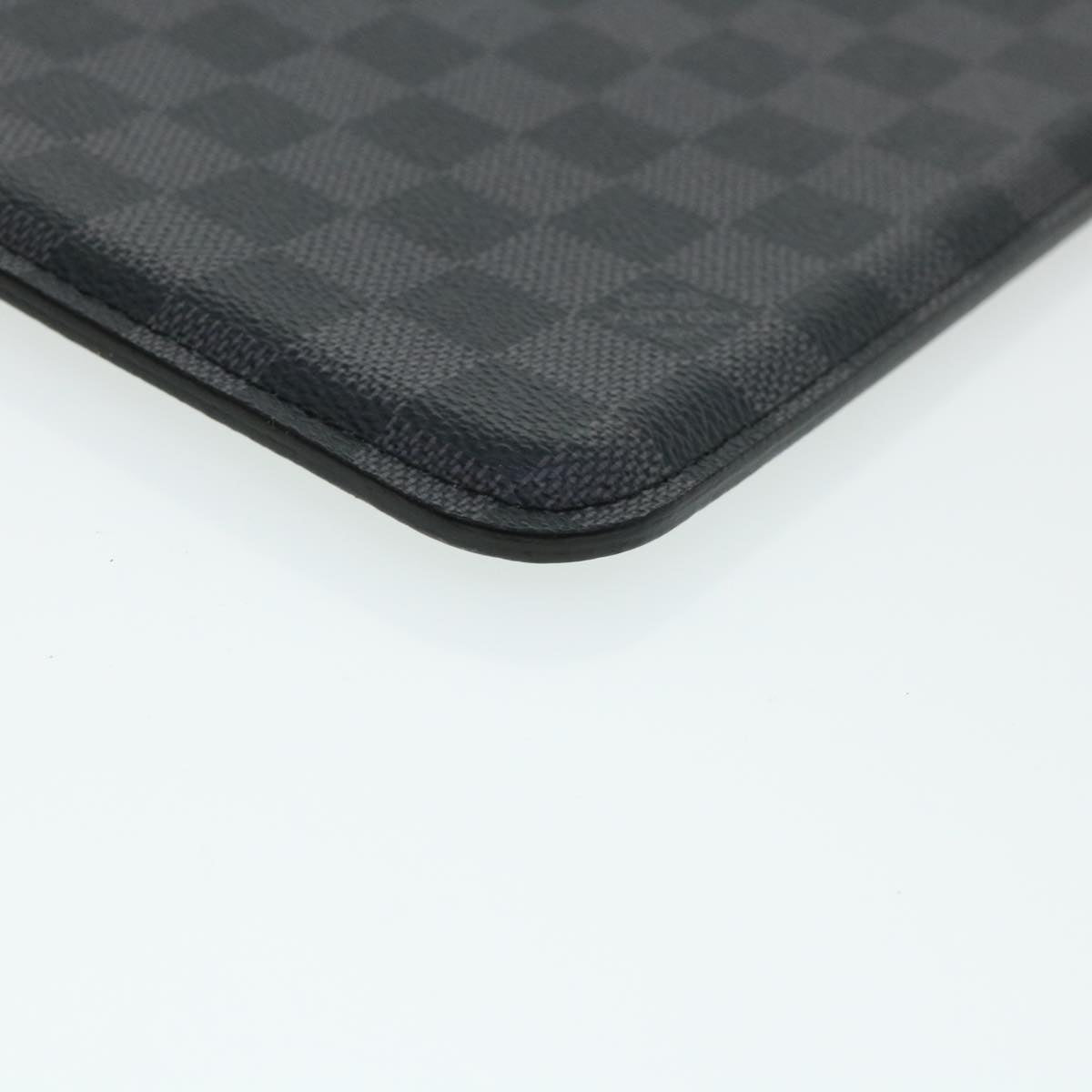 LOUIS VUITTON Damier Graphite iPad Case N63105 LV Auth ac1576