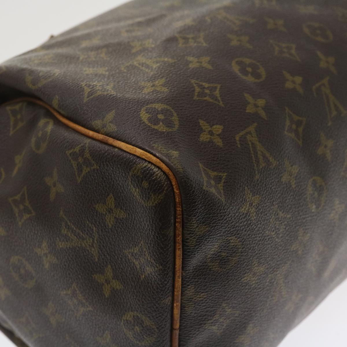 LOUIS VUITTON Monogram Speedy 35 Hand Bag M41524 LV Auth ac1621