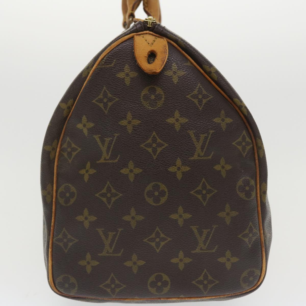 LOUIS VUITTON Monogram Speedy 35 Hand Bag M41524 LV Auth ac1621