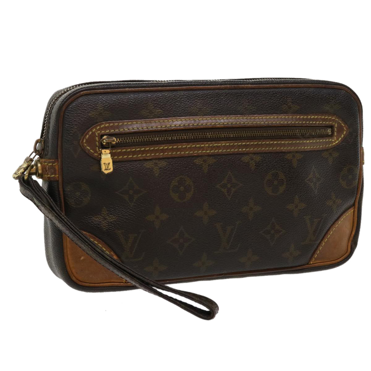 LOUIS VUITTON Monogram Marly Dragonne GM Clutch Bag M51825 LV Auth ac1668