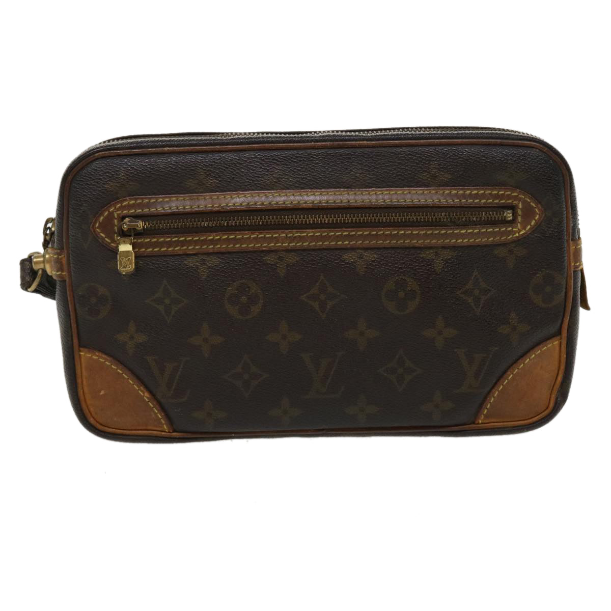 LOUIS VUITTON Monogram Marly Dragonne GM Clutch Bag M51825 LV Auth ac1668