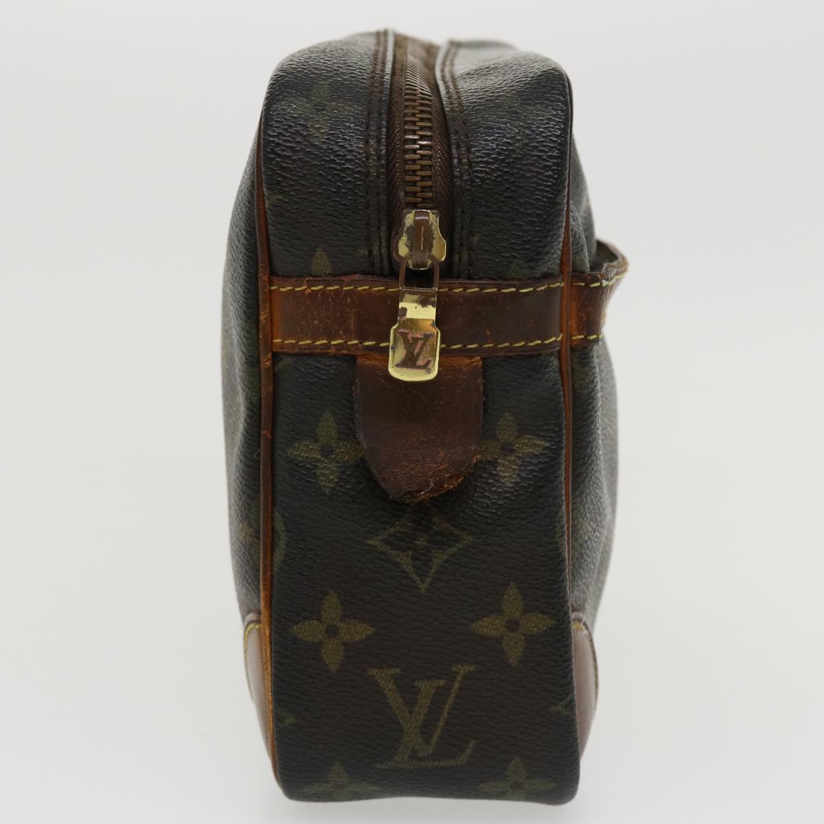 LOUIS VUITTON Monogram Compiegne 28 Clutch Bag M51845 LV Auth ac1670