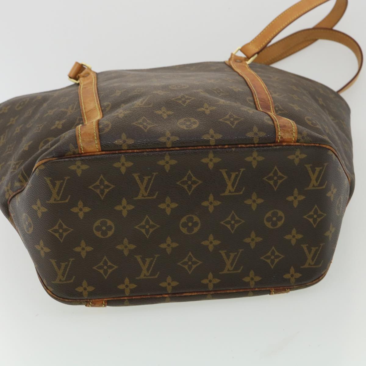 LOUIS VUITTON Monogram Sac Shopping Tote Bag M51108 LV Auth ac1711