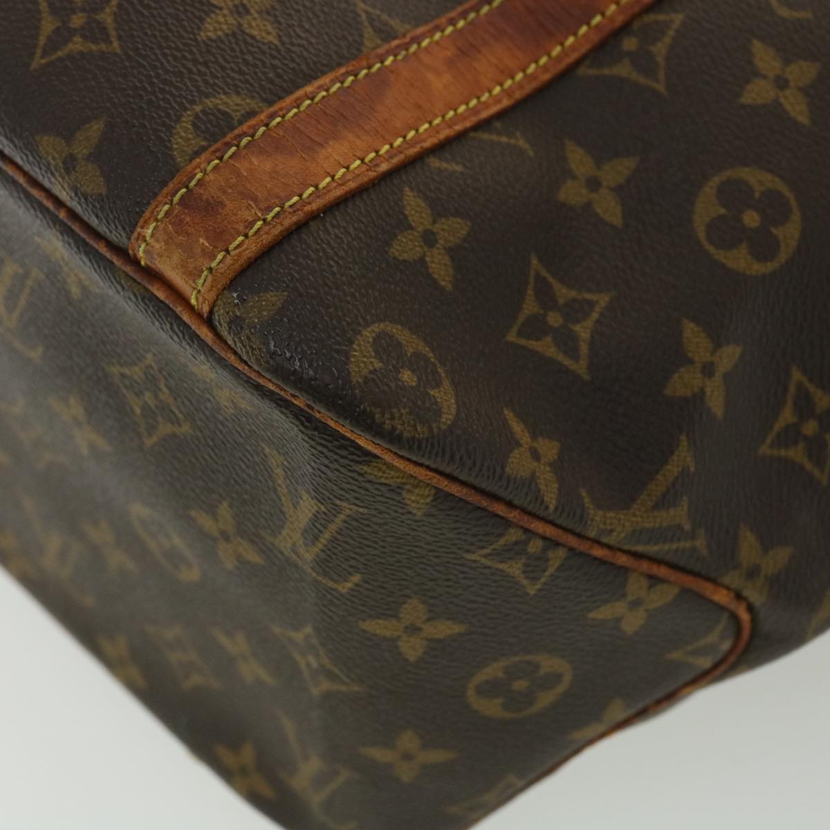 LOUIS VUITTON Monogram Sac Shopping Tote Bag M51108 LV Auth ac1711