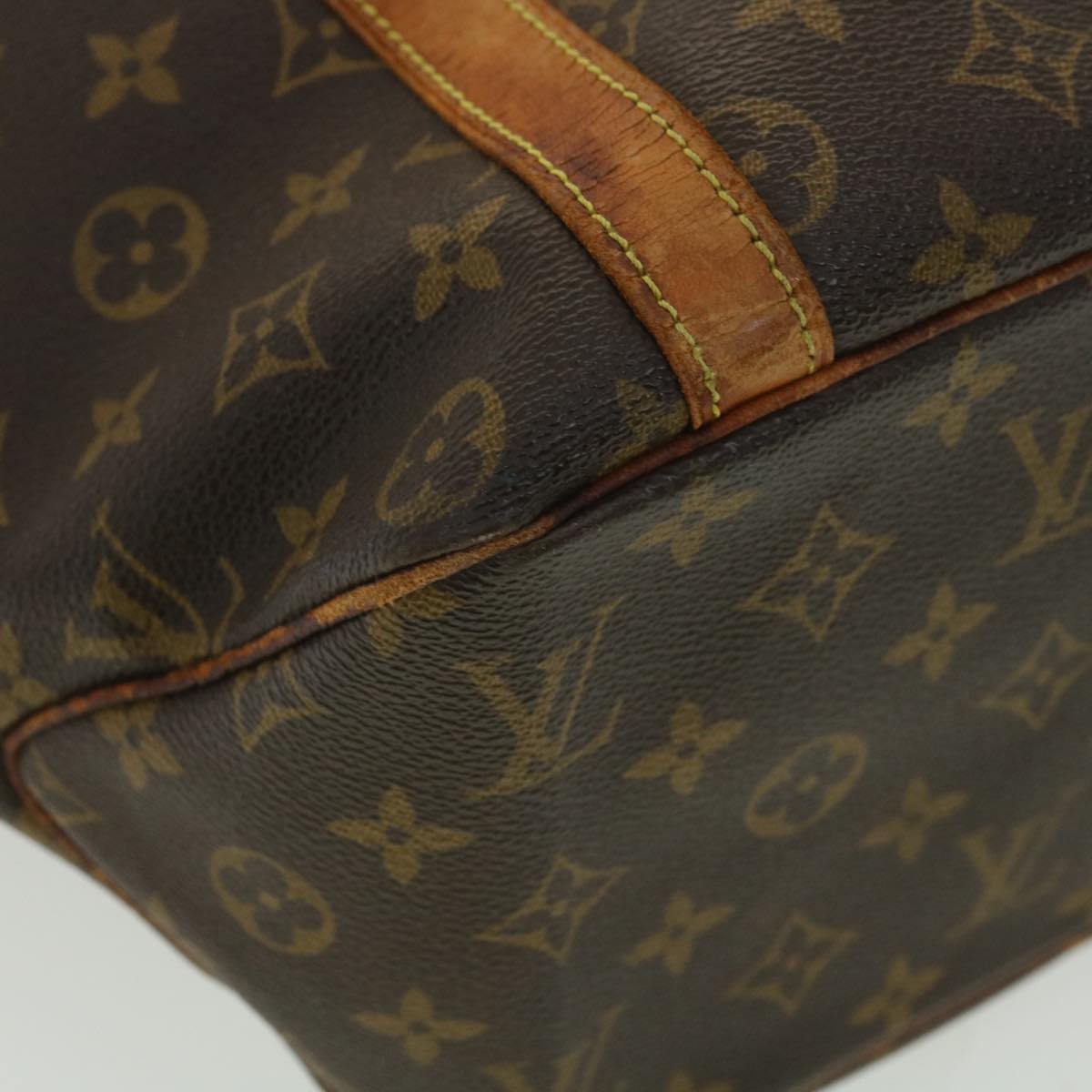 LOUIS VUITTON Monogram Sac Shopping Tote Bag M51108 LV Auth ac1711