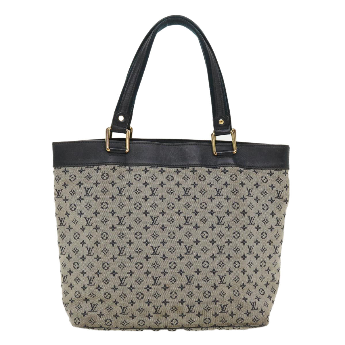 LOUIS VUITTON Monogram Mini Lucille GM Tote Bag Blue M92675 LV Auth ac1727 - 0