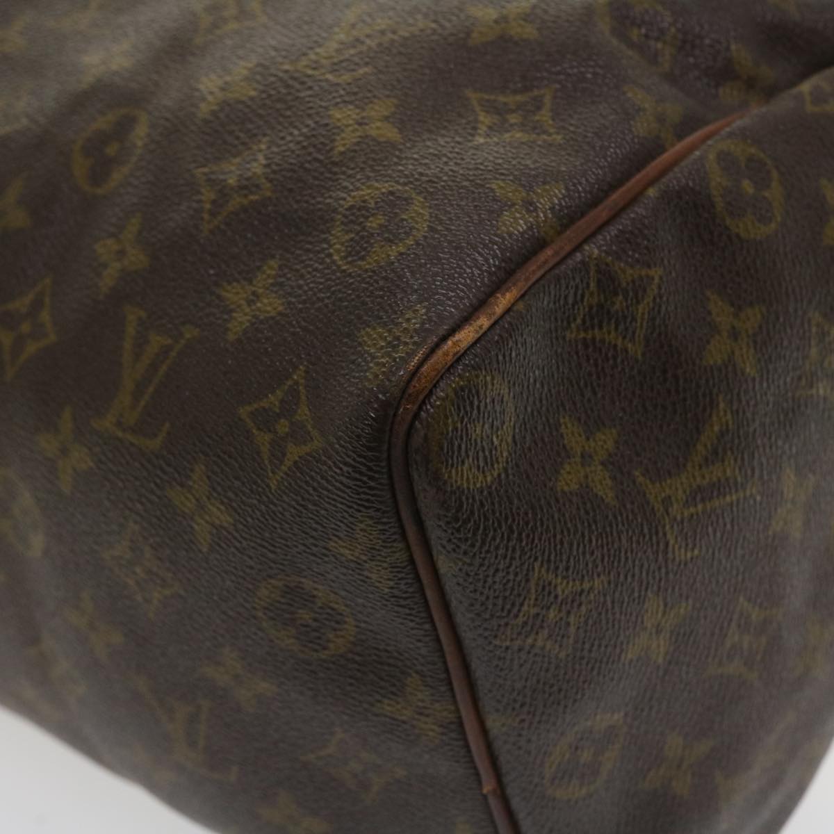 LOUIS VUITTON Monogram Speedy 35 Hand Bag M41524 LV Auth ac1731