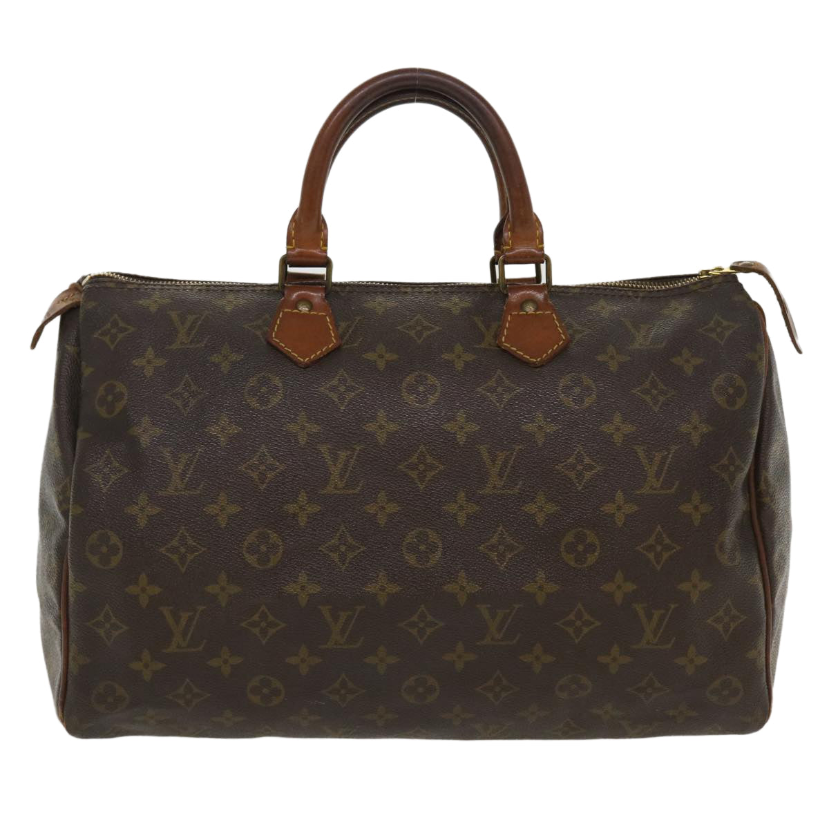 LOUIS VUITTON Monogram Speedy 35 Hand Bag M41524 LV Auth ac1731