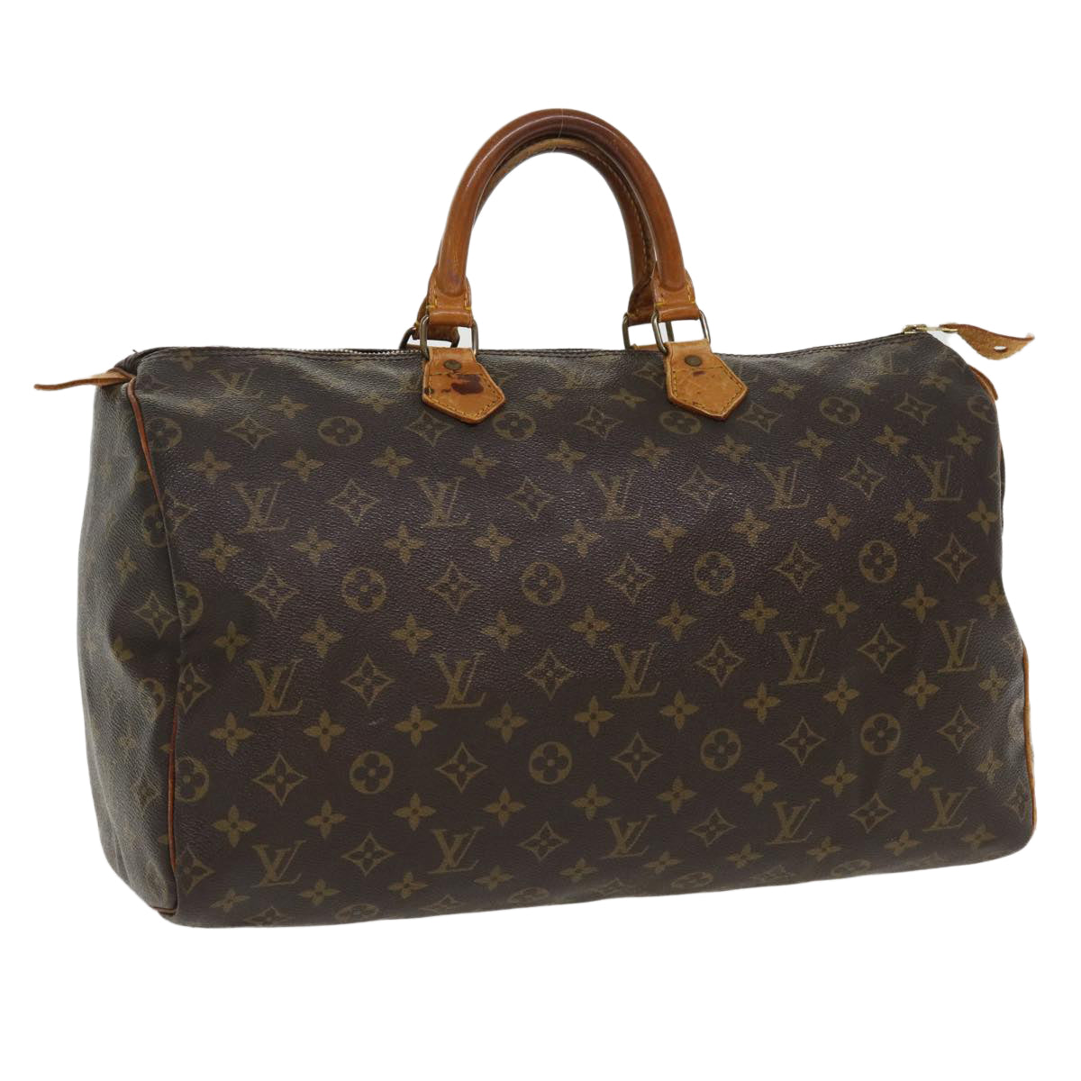 LOUIS VUITTON Monogram Speedy 40 Hand Bag M41522 LV Auth ac1732