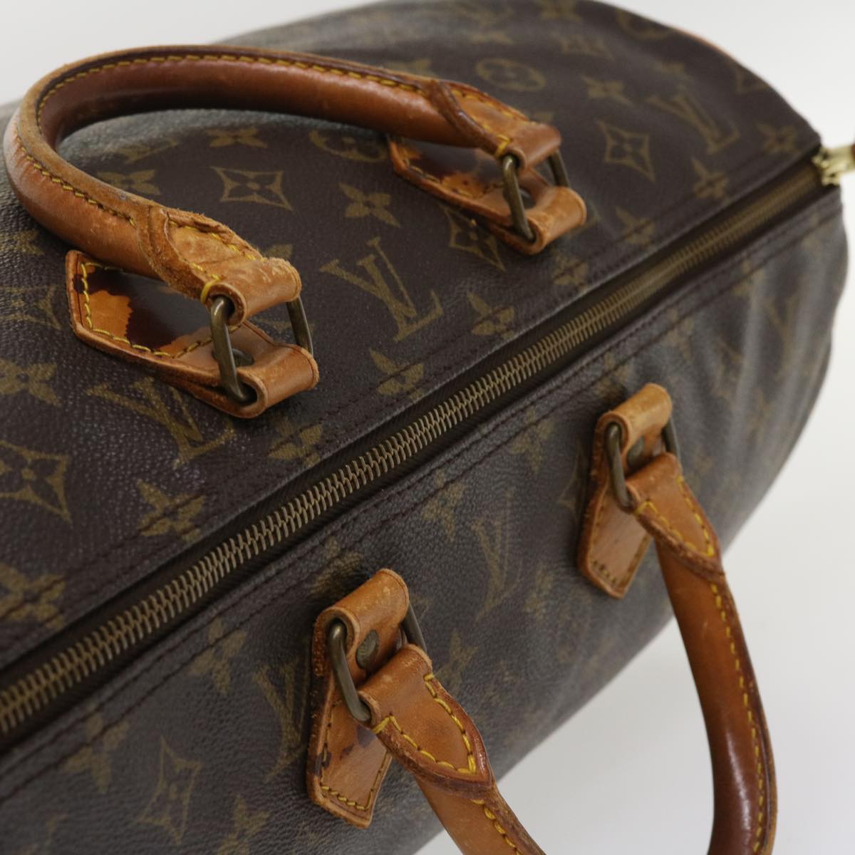 LOUIS VUITTON Monogram Speedy 40 Hand Bag M41522 LV Auth ac1732