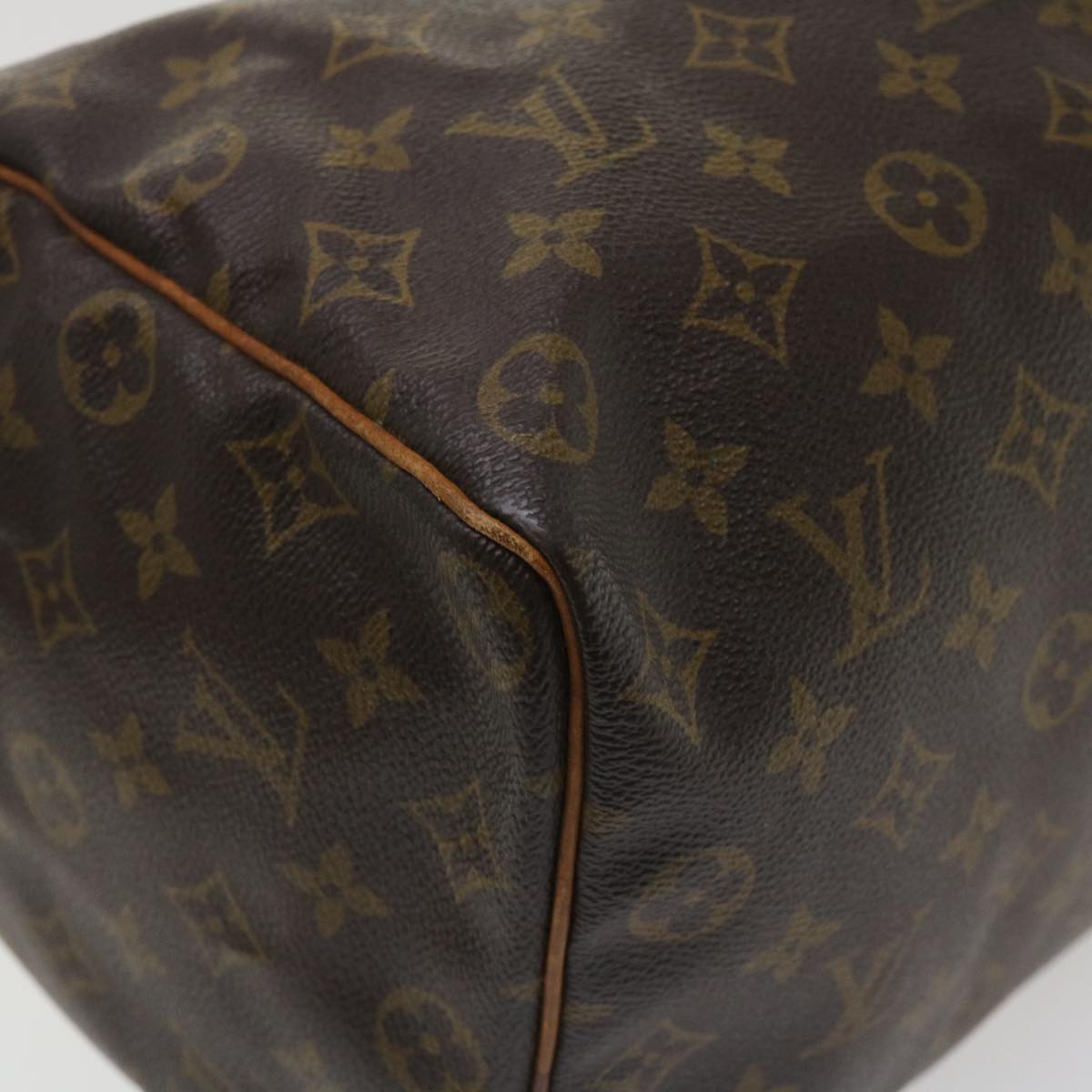 LOUIS VUITTON Monogram Speedy 35 Hand Bag M41524 LV Auth ac1733