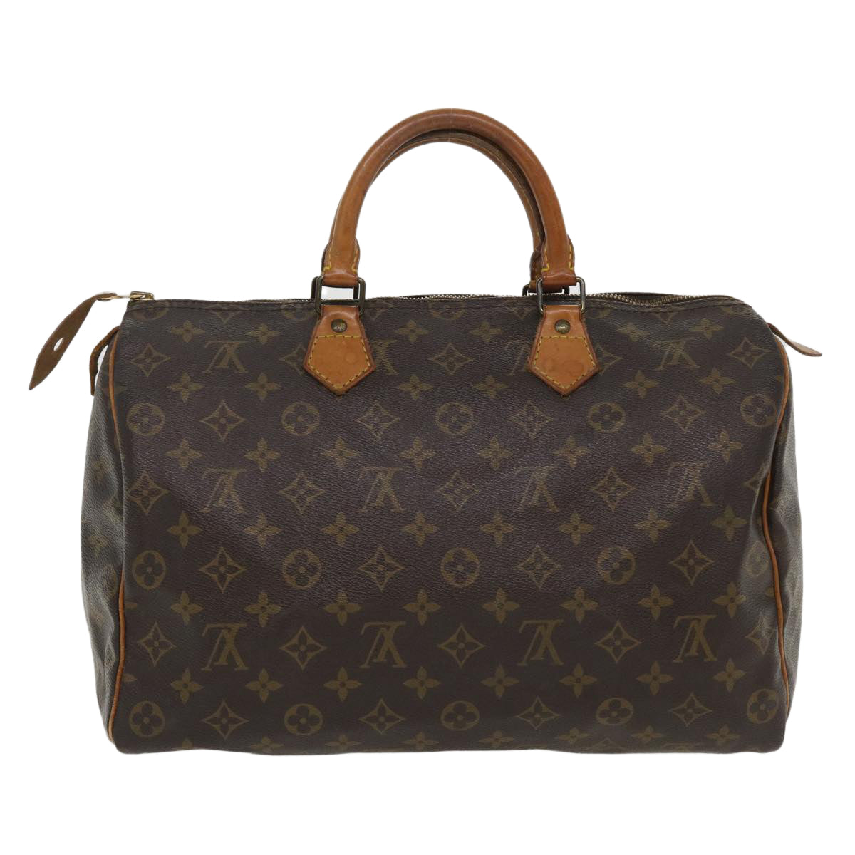 LOUIS VUITTON Monogram Speedy 35 Hand Bag M41524 LV Auth ac1733 - 0