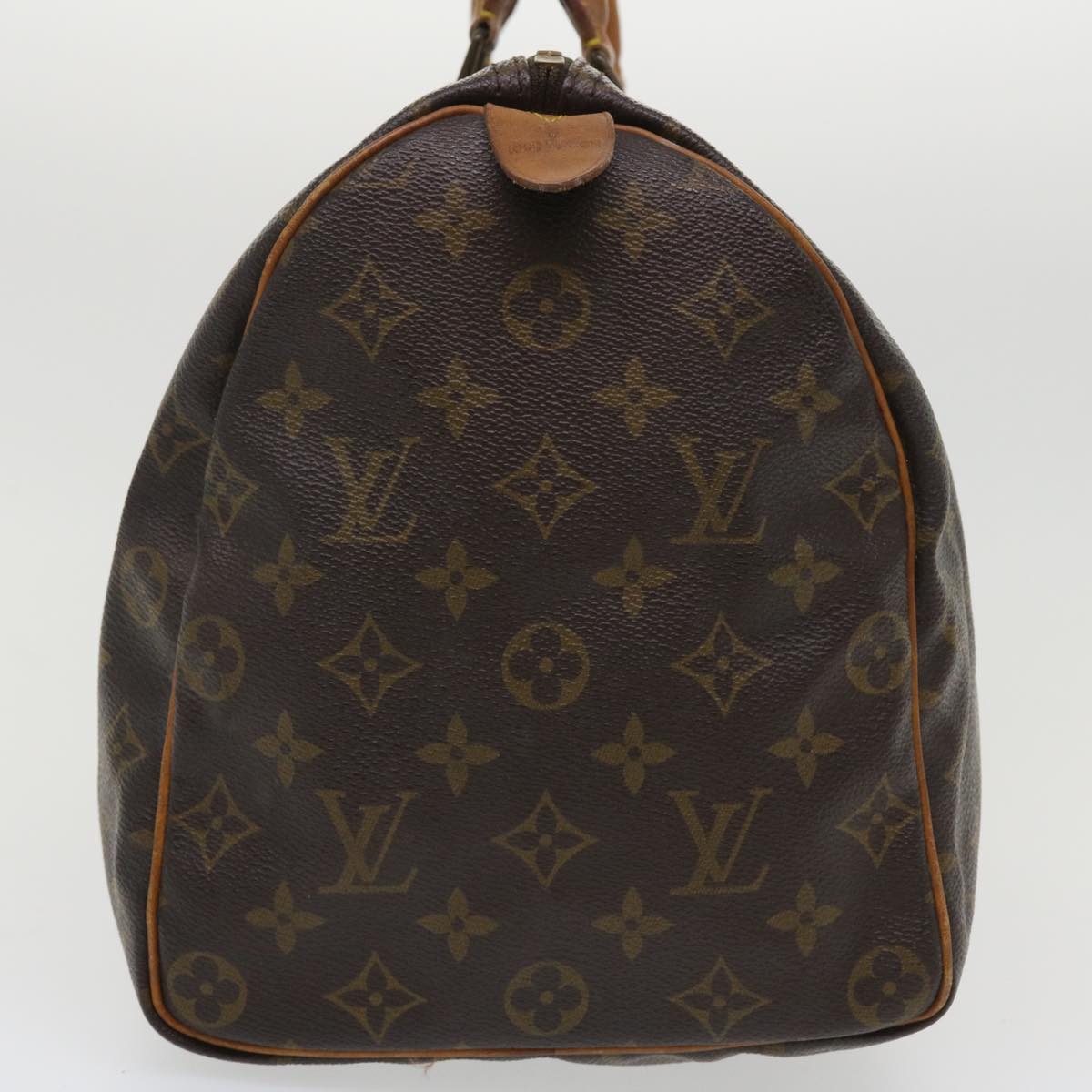 LOUIS VUITTON Monogram Speedy 35 Hand Bag M41524 LV Auth ac1733