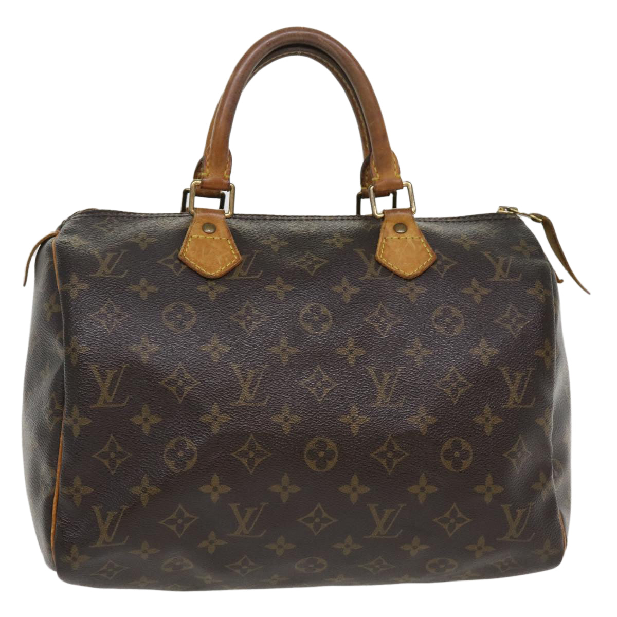 LOUIS VUITTON Monogram Speedy 30 Hand Bag M41526 LV Auth ac1735