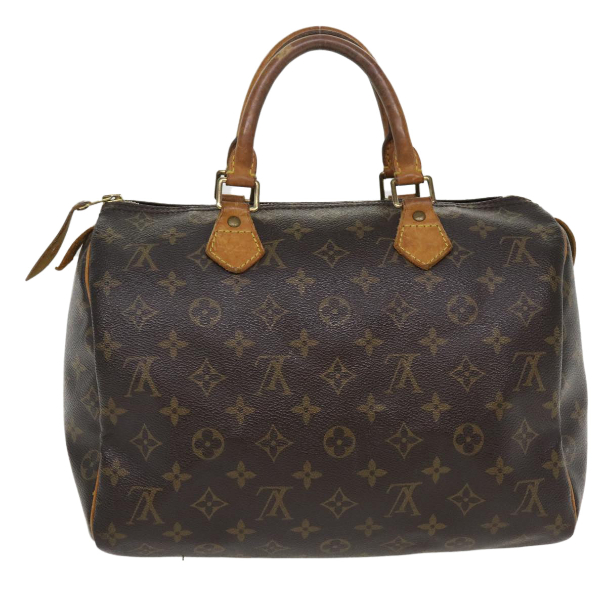 LOUIS VUITTON Monogram Speedy 30 Hand Bag M41526 LV Auth ac1735