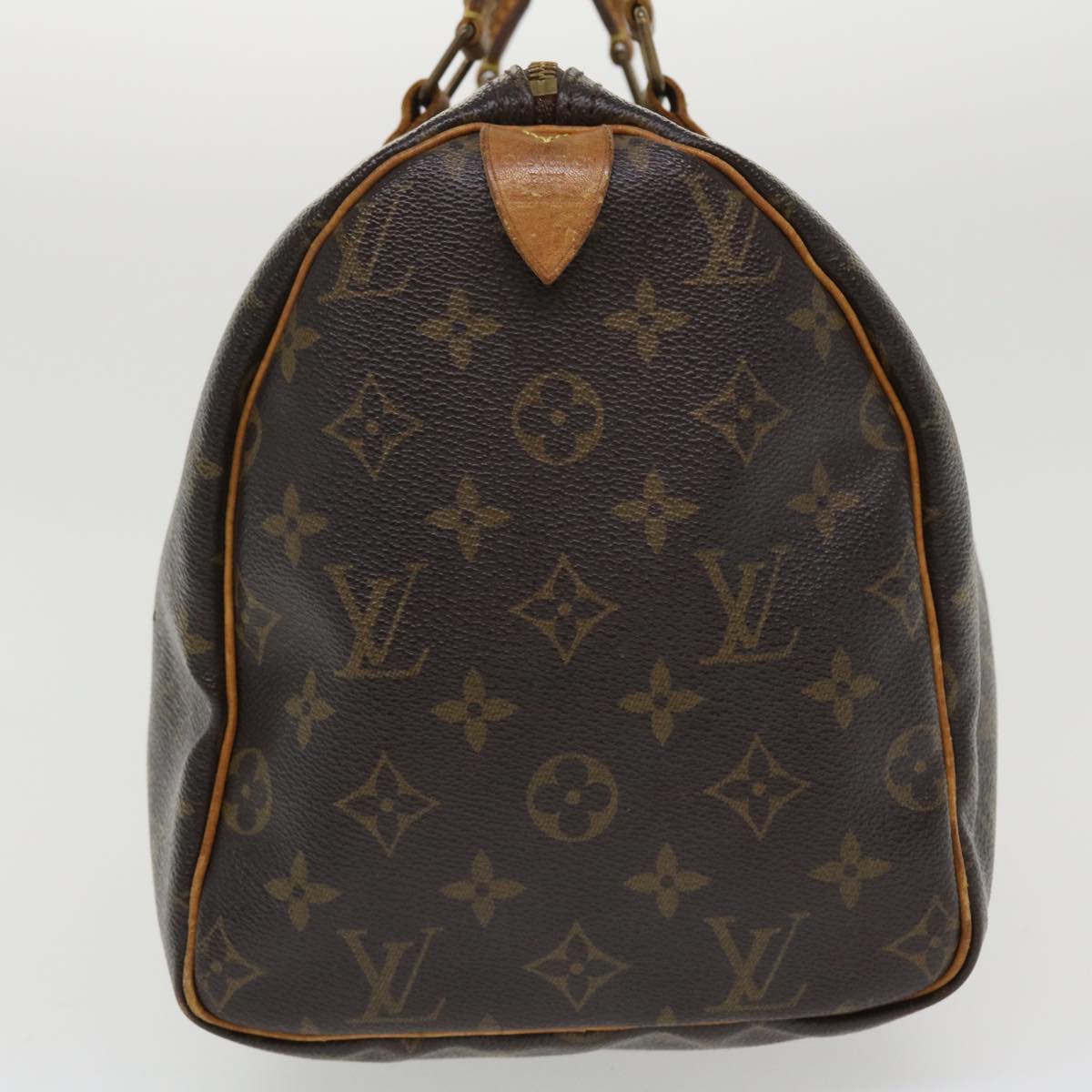 LOUIS VUITTON Monogram Speedy 30 Hand Bag M41526 LV Auth ac1735