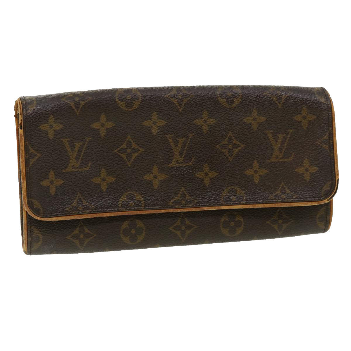 LOUIS VUITTON Monogram Pochette Twin GM Shoulder Bag M51852 LV Auth ac1738