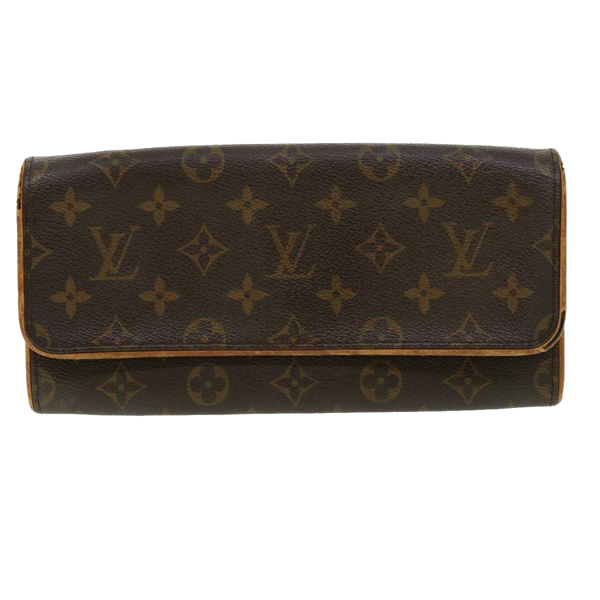 LOUIS VUITTON Monogram Pochette Twin GM Shoulder Bag M51852 LV Auth ac1738