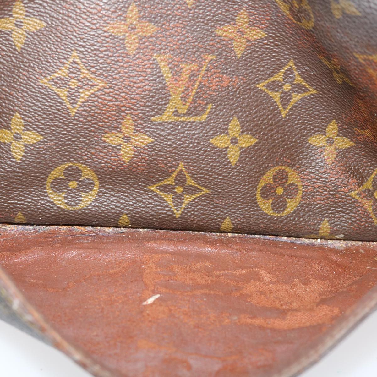 LOUIS VUITTON Monogram Compiegne 28 Clutch Bag M51845 LV Auth ac1739