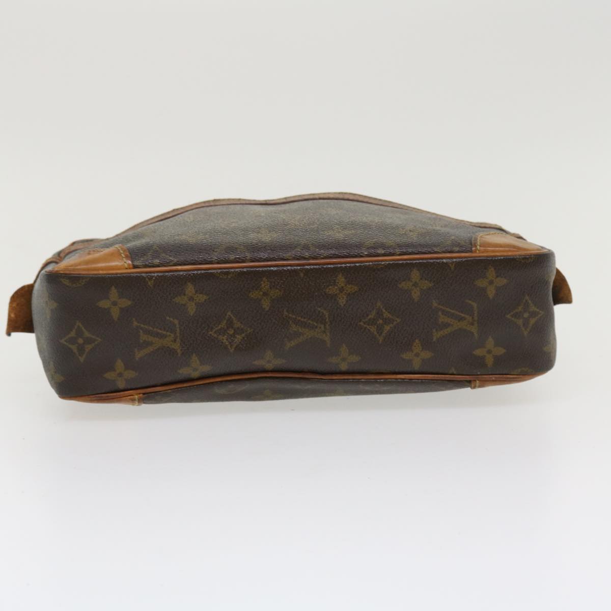 LOUIS VUITTON Monogram Compiegne 28 Clutch Bag M51845 LV Auth ac1739