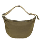 GUCCI Sherry Line Shoulder Bag Canvas Gold Auth ac1764-2